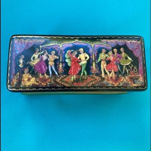 Nutcracker Ballet 100th Anniversary Porcelain Music/Trinket Box